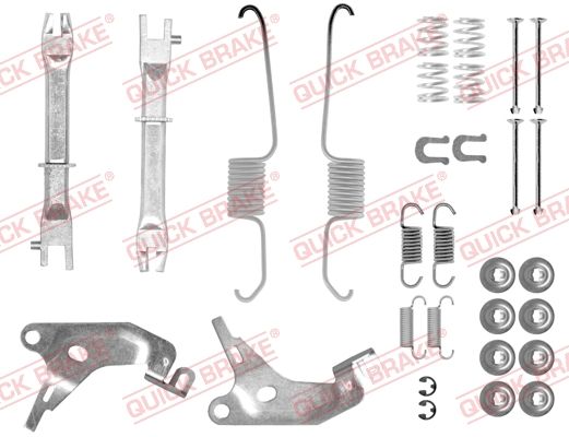 QUICK BRAKE 105-0003S - Zubehörsatz, Bremsbacken