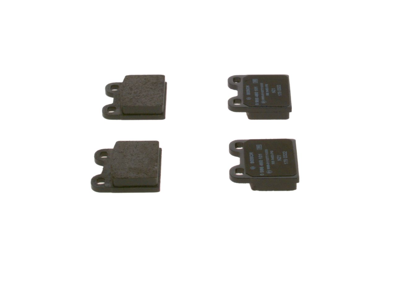 BOSCH 0 986 460 101 - Bremsbelagsatz, Scheibenbremse