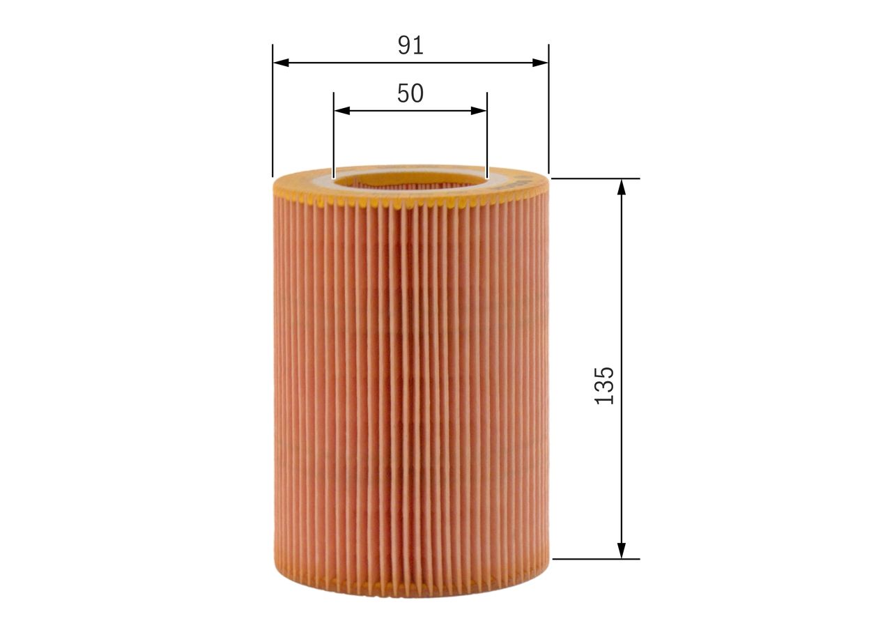 BOSCH 1 457 433 044 - Luftfilter