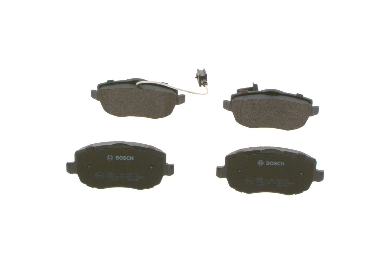 BOSCH 0 986 494 075 - Bremsbelagsatz, Scheibenbremse