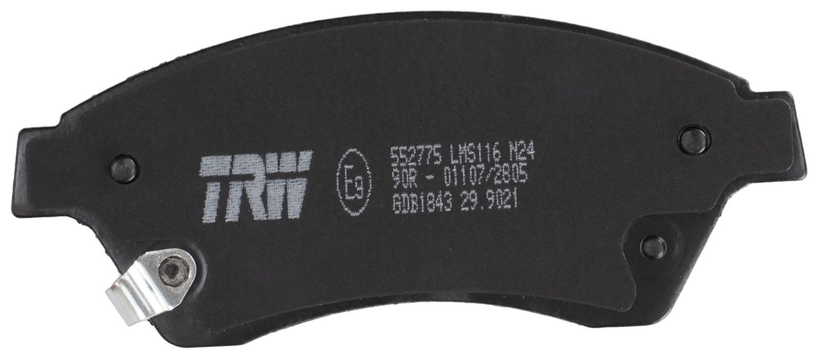 TRW GDB1843 - Bremsbelagsatz, Scheibenbremse