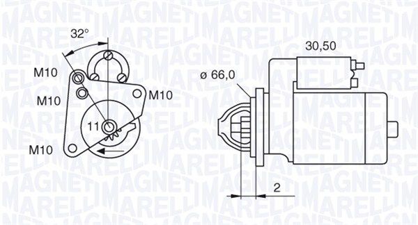 MAGNETI MARELLI 063521081800 - Starter