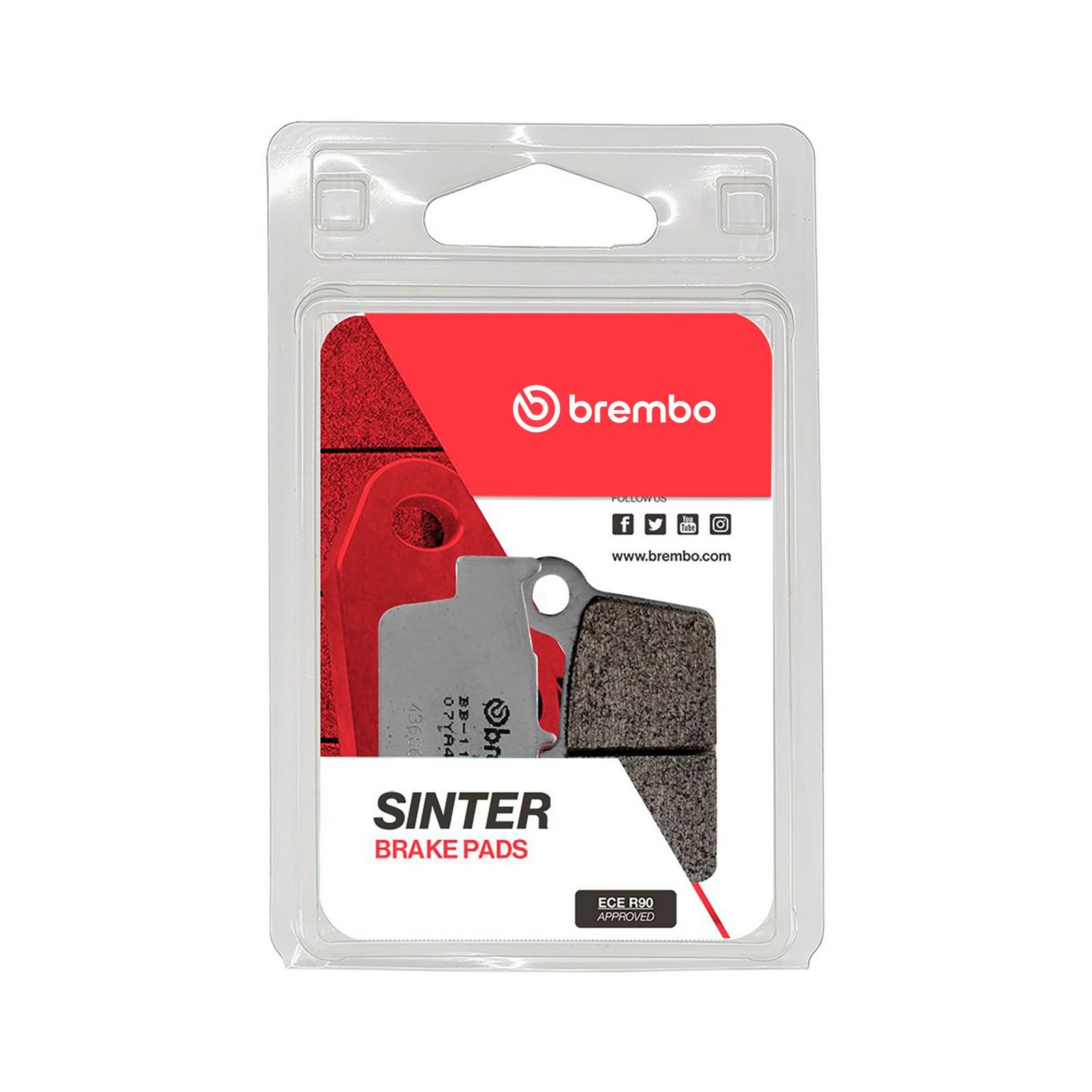 BREMBO 07YA41SX - Bremsbelagsatz, Scheibenbremse