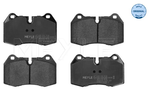 MEYLE 025 214 7118 - Bremsbelagsatz, Scheibenbremse