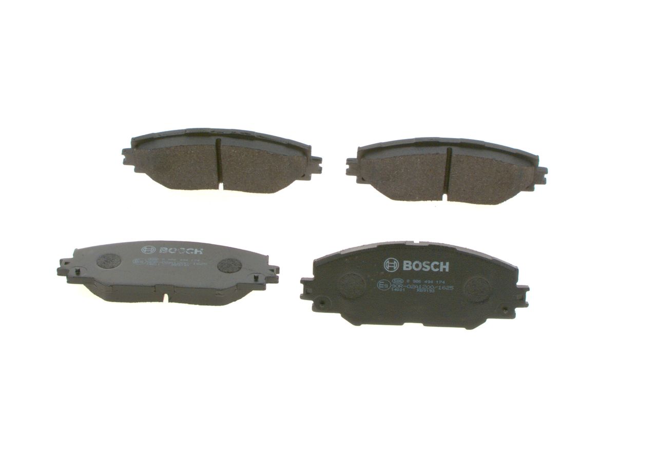 BOSCH 0 986 494 174 - Bremsbelagsatz, Scheibenbremse
