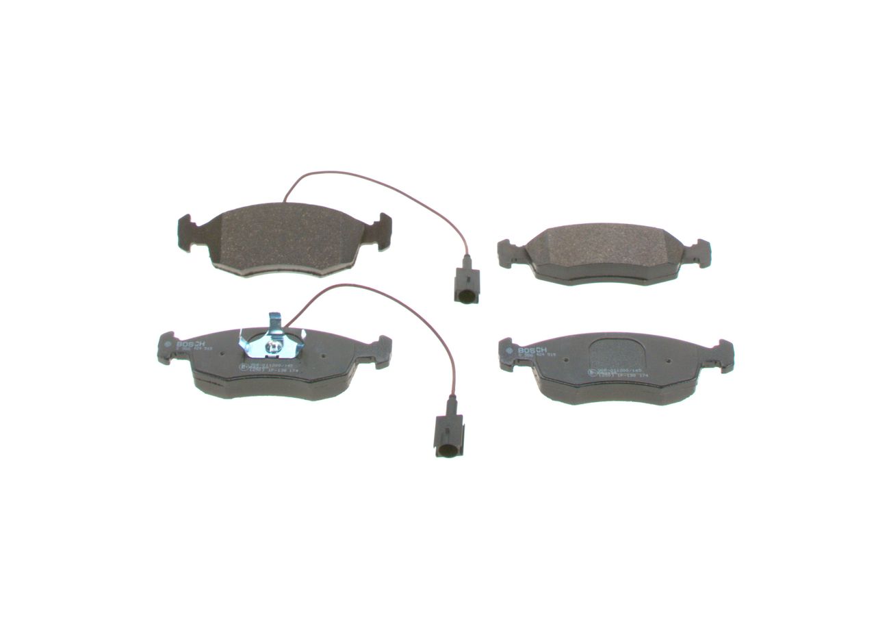 BOSCH 0 986 424 515 - Bremsbelagsatz, Scheibenbremse