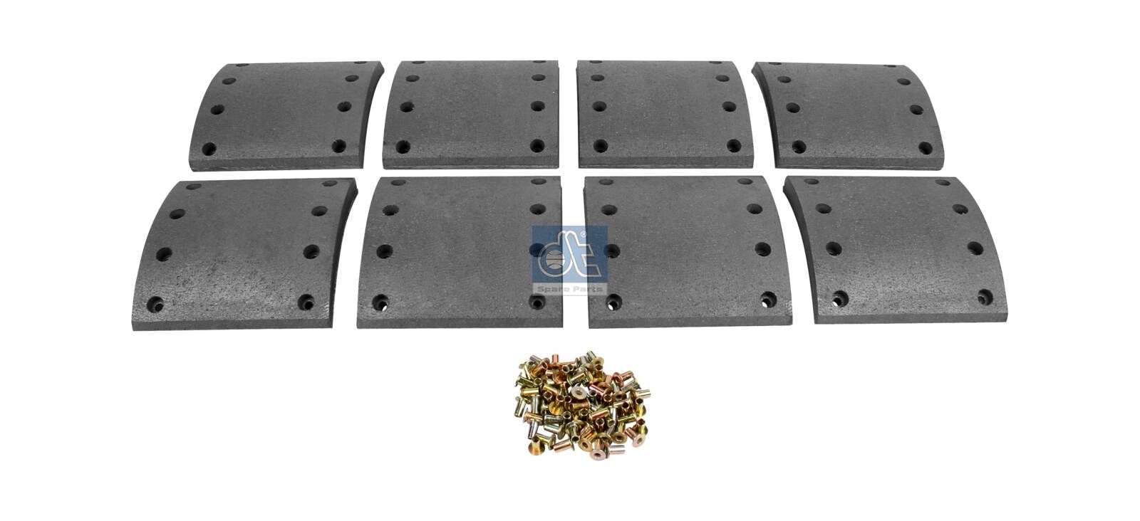 DT Spare Parts 10.33012 - Bremsbelagsatz, Trommelbremse