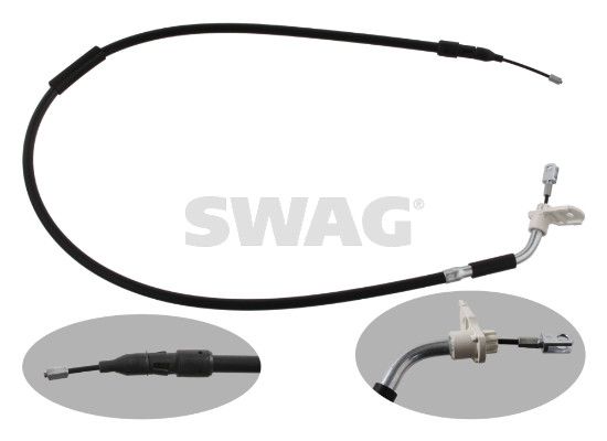 SWAG 10 93 4909 - Seilzug, Feststellbremse