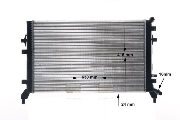 MAHLE CR 1382 000S - Kühler, Motorkühlung