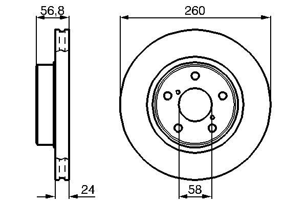 BOSCH 0 986 478 293 - Bremsscheibe