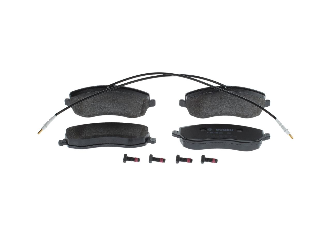 BOSCH 0 986 494 385 - Bremsbelagsatz, Scheibenbremse