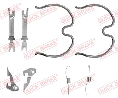 QUICK BRAKE 105-0837S - Zubehörsatz, Bremsbacken