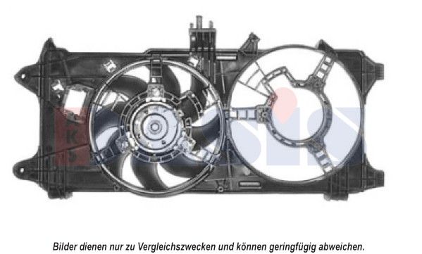 AKS DASIS 088065N - Lüfter, Motorkühlung