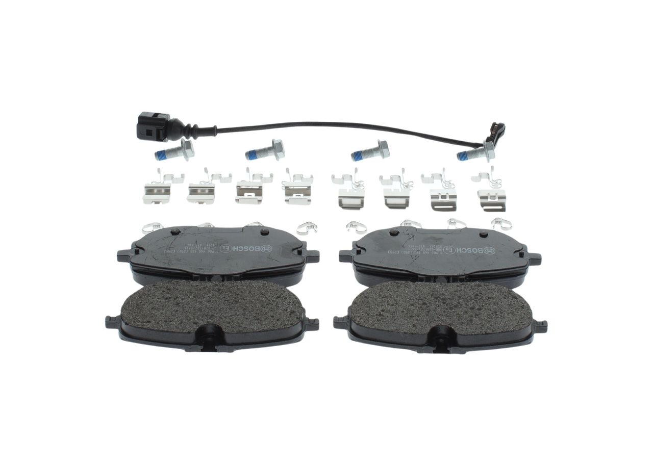 BOSCH 0 986 460 198 - Bremsbelagsatz, Scheibenbremse