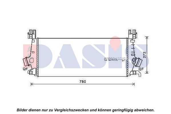 AKS DASIS 157049N - Ladeluftkühler