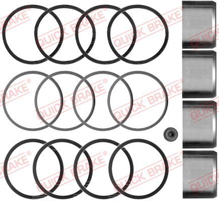 QUICK BRAKE 114-5045 - Reparatursatz, Bremssattel