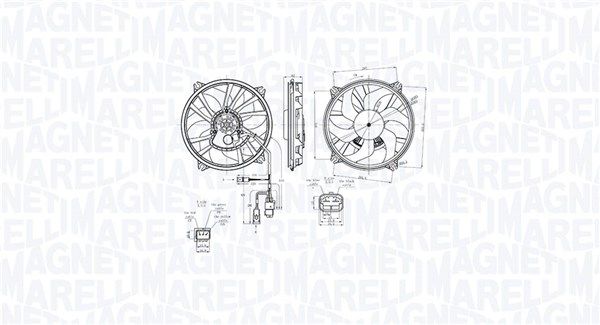 MAGNETI MARELLI 069422870010 - Lüfter, Motorkühlung
