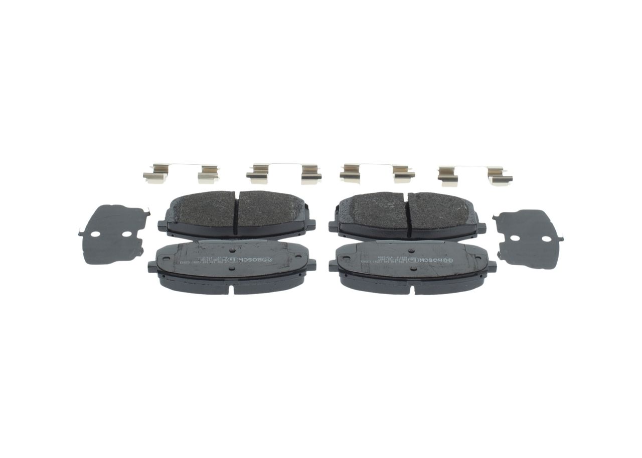 BOSCH 0 986 460 168 - Bremsbelagsatz, Scheibenbremse