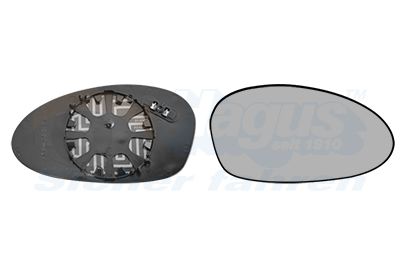 VAN WEZEL 0657834 - Spiegelglas, Außenspiegel