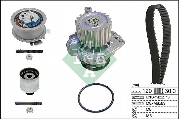 Schaeffler INA 530 0201 33 - Wasserpumpe + Zahnriemensatz
