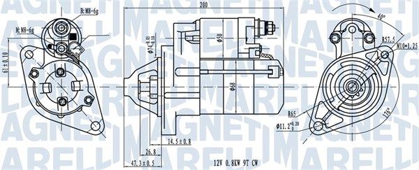 MAGNETI MARELLI 063721224010 - Starter