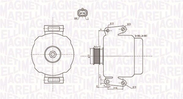MAGNETI MARELLI 063731592010 - Generator