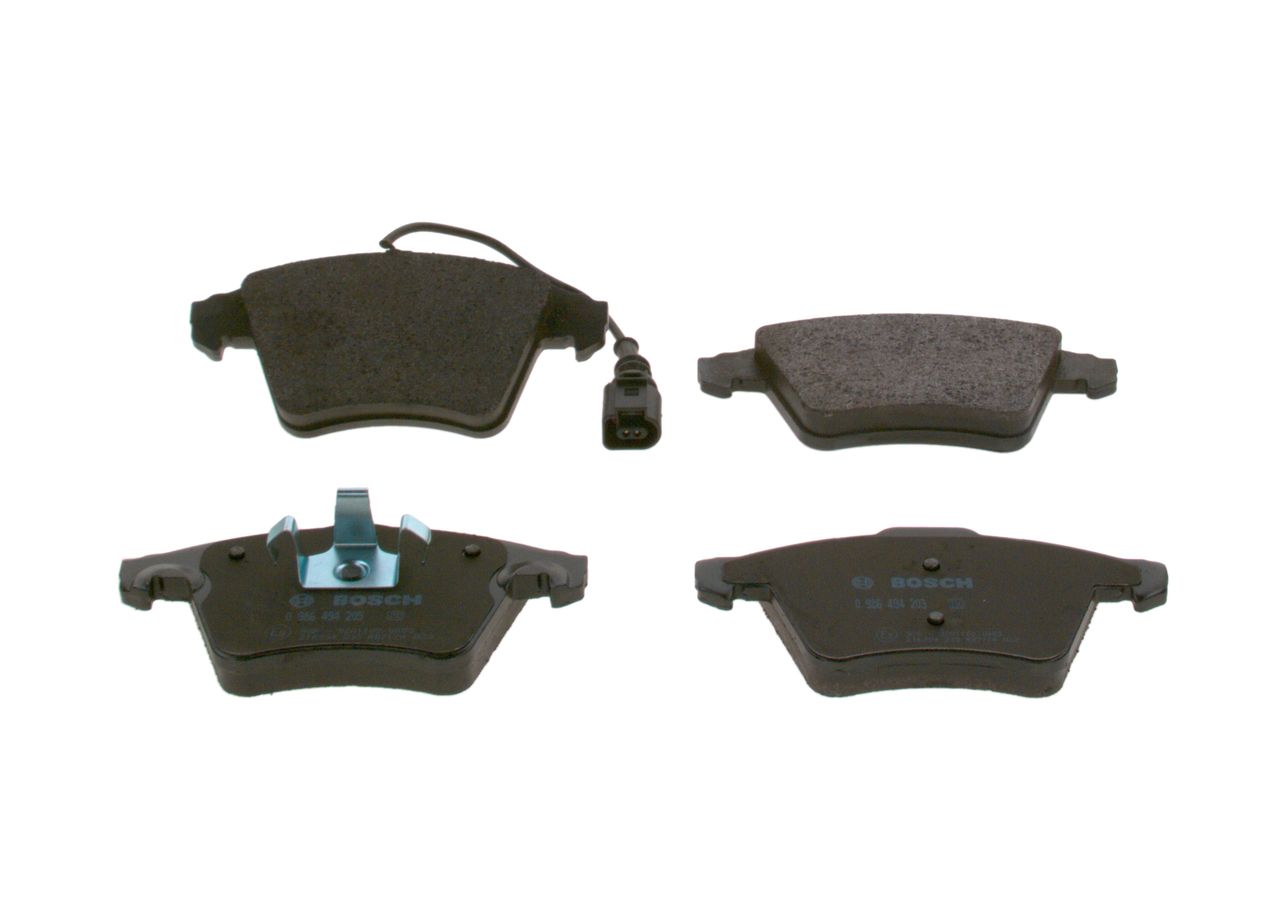 BOSCH 0 986 494 203 - Bremsbelagsatz, Scheibenbremse