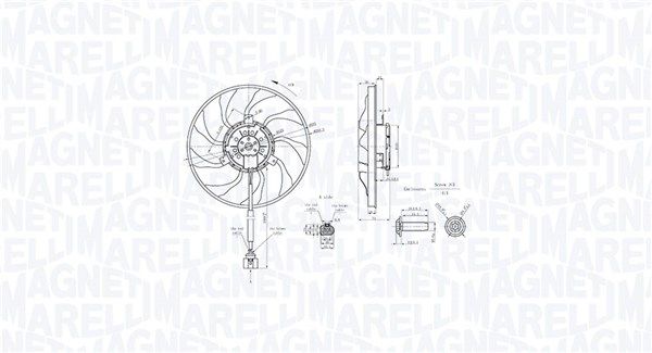 MAGNETI MARELLI 069422890010 - Lüfter, Motorkühlung