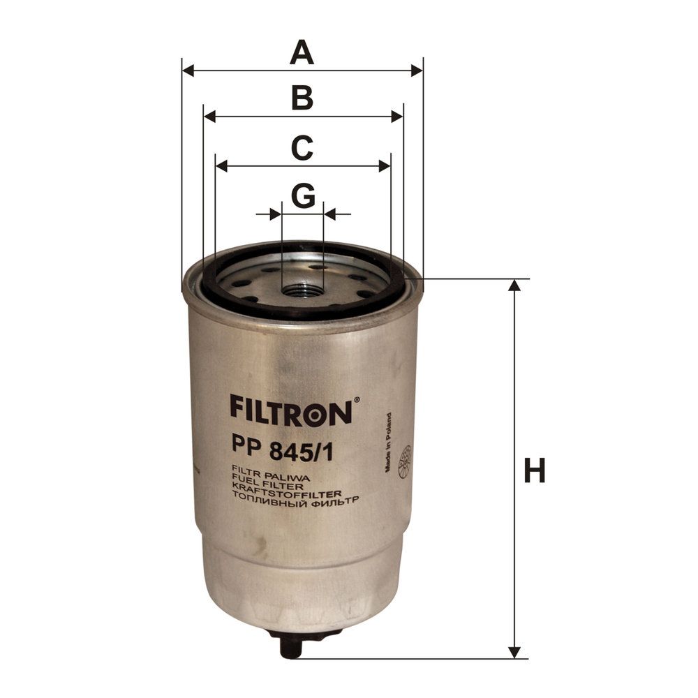FILTRON PP 845/1 - Kraftstofffilter