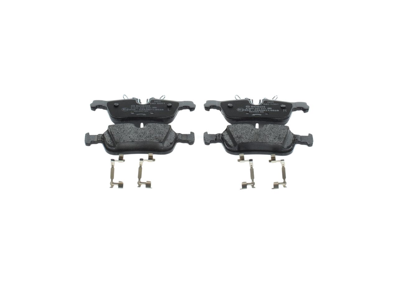 BOSCH 0 986 460 277 - Bremsbelagsatz, Scheibenbremse