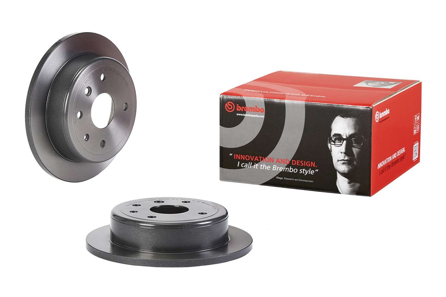 BREMBO 08.E764.11 - Bremsscheibe