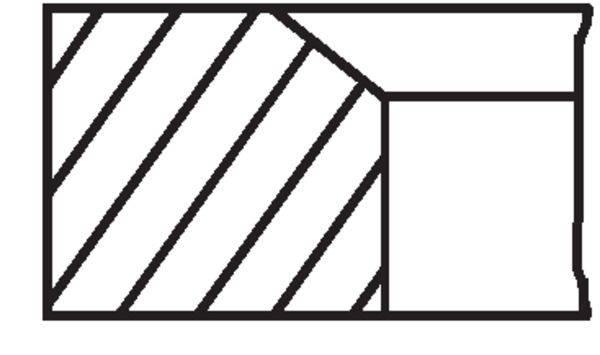 MAHLE 001 28 N0 - Kolbenringsatz