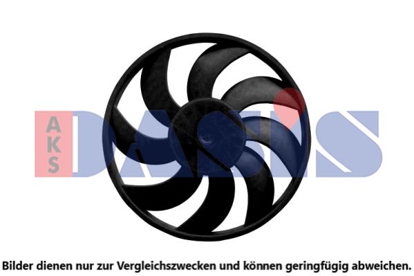 AKS DASIS 088070N - Lüfter, Motorkühlung