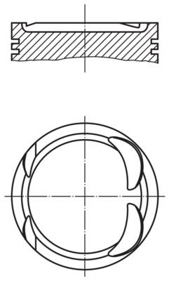 MAHLE 004 06 00 - Kolben