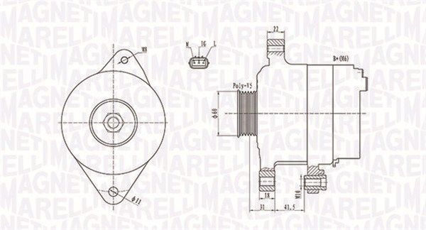 MAGNETI MARELLI 063731892010 - Generator