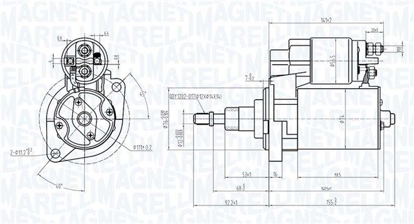 MAGNETI MARELLI 063720601010 - Starter