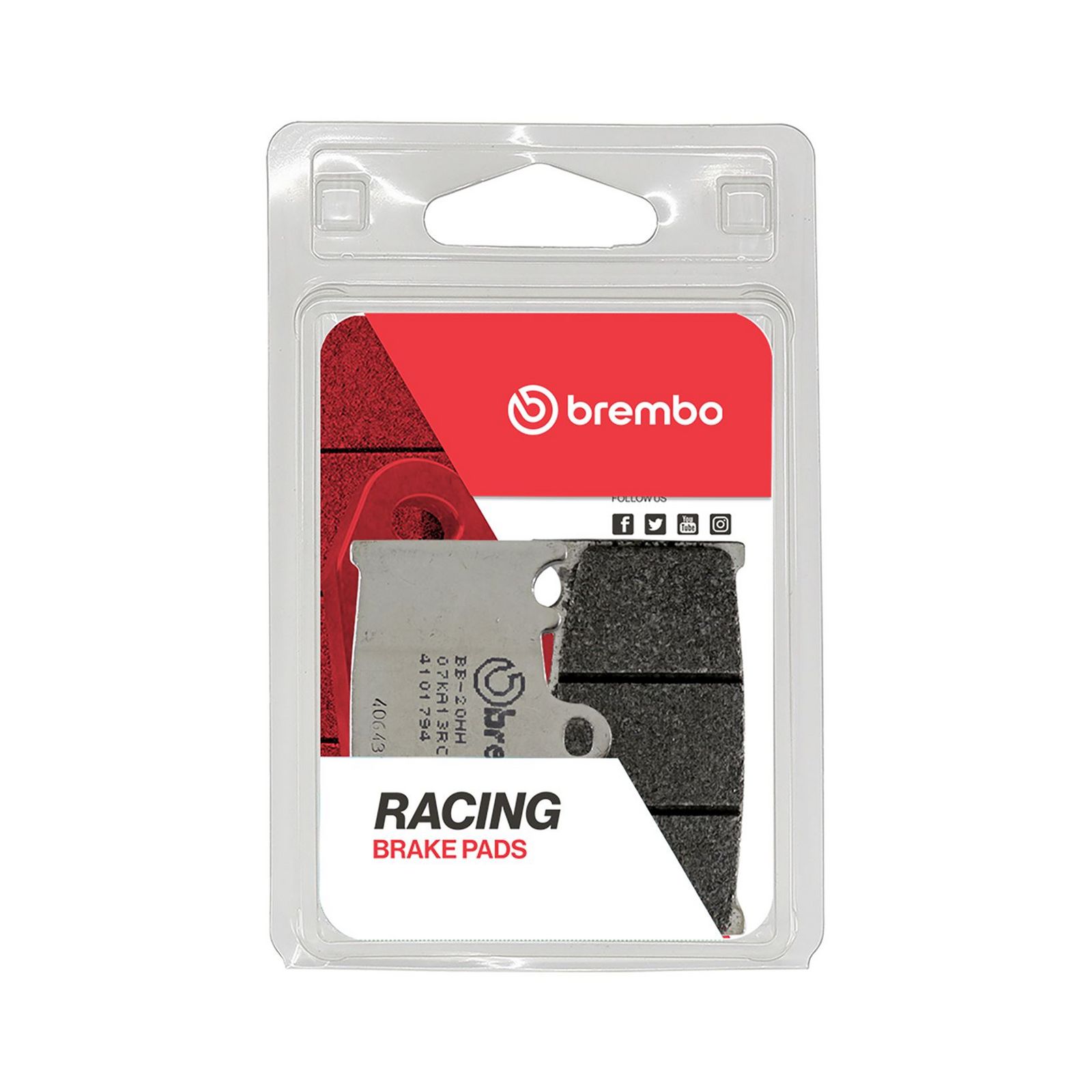 BREMBO 07KA13RC - Bremsbelagsatz, Scheibenbremse