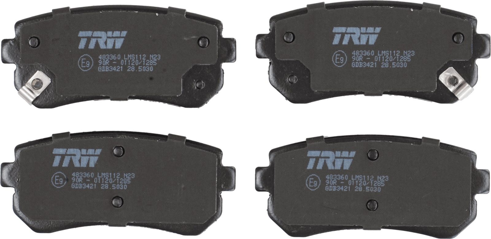TRW GDB3421 - Bremsbelagsatz, Scheibenbremse