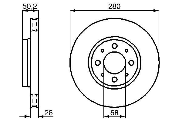 BOSCH 0 986 478 602 - Bremsscheibe