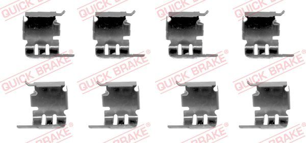 QUICK BRAKE 109-1286 - Zubehörsatz, Scheibenbremsbelag