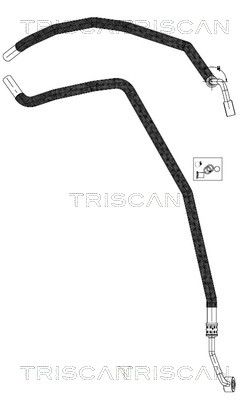 TRISCAN 8516 29091 - Hydraulikschlauch, Lenkung