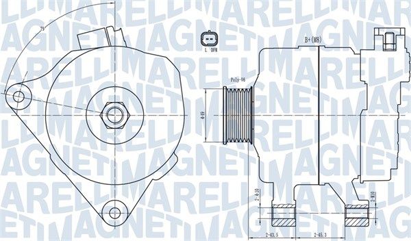 MAGNETI MARELLI 063731687010 - Generator