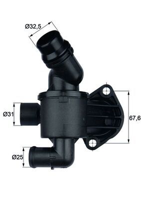 MAHLE TI 34 87 - Thermostat, Kühlmittel