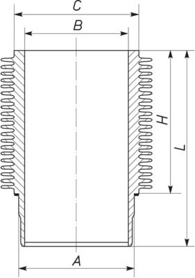 MAHLE 004 WR 23 00 - Zylinderlaufbuchse