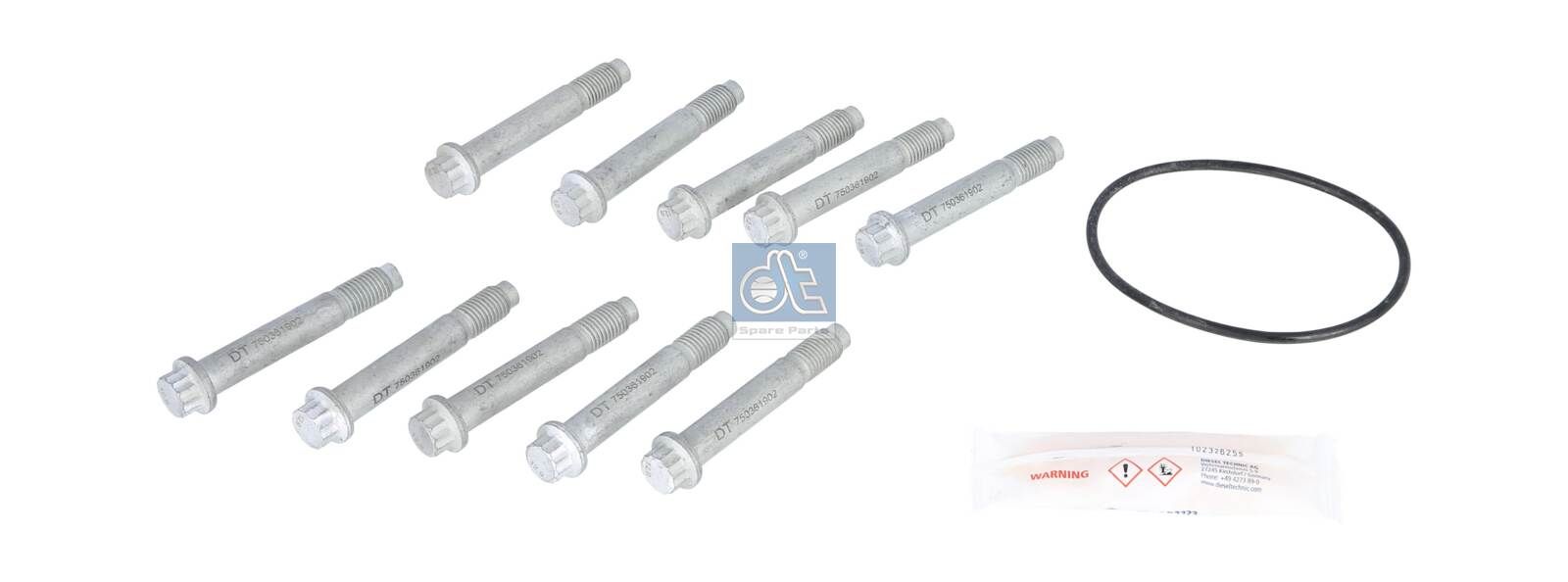 DT Spare Parts 10.34240 - Schraube, Bremsscheibe