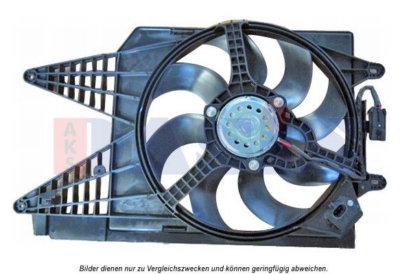 AKS DASIS 088143N - Lüfter, Motorkühlung
