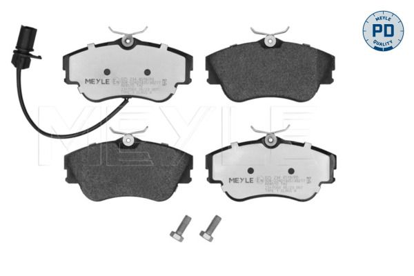 MEYLE 025 234 4519/PD - Bremsbelagsatz, Scheibenbremse
