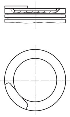 MAHLE 011 08 00 - Kolben