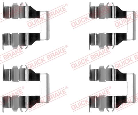 QUICK BRAKE 109-1199 - Zubehörsatz, Scheibenbremsbelag
