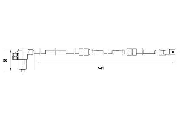 BOSCH 0 265 006 199 - Sensor, Raddrehzahl